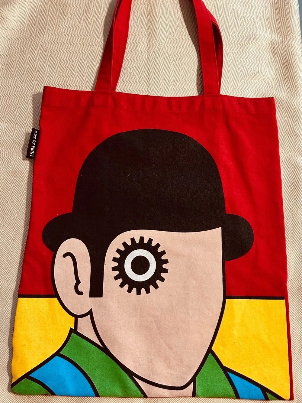Out of Print A Clockwork Orange Canvas Tote Bag Stanley Kubrick Bookish